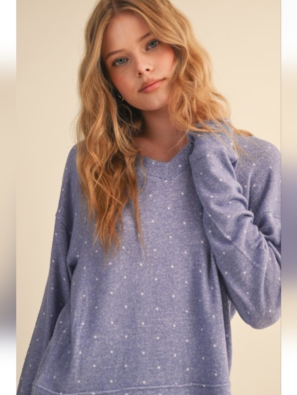 💙 Blue Dot Hacci Top
